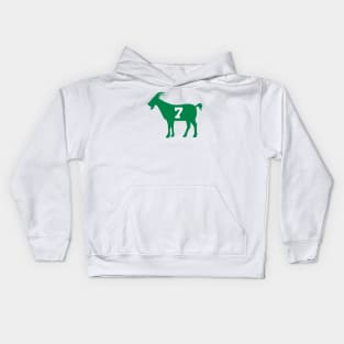 BOS GOAT - 7 - White Kids Hoodie